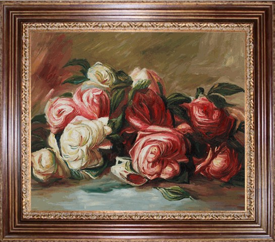 Discarded Roses - Pierre Auguste Renoir Painting